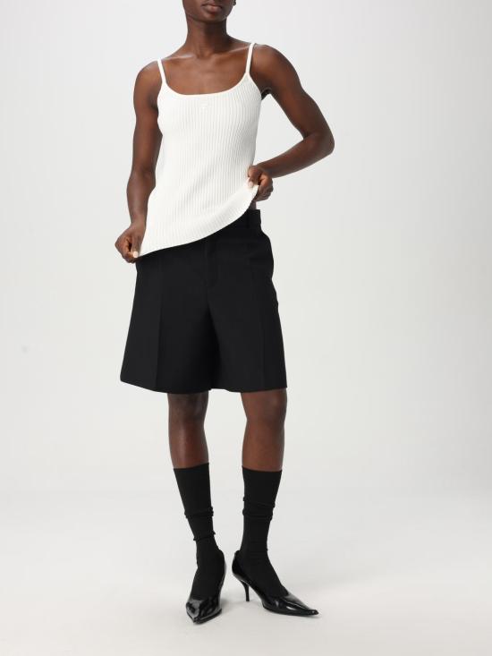 25FW 쿠레쥬 민소매 티셔츠 PERMDE012FI0001 0001 White - COURREGES