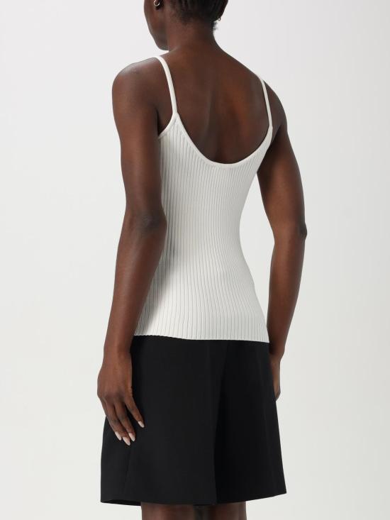 25FW 쿠레쥬 민소매 티셔츠 PERMDE012FI0001 0001 White - COURREGES