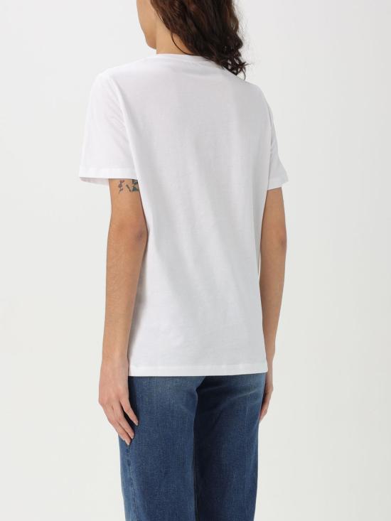 25FW 엘리자베타프랜치 반팔 티셔츠 MA002 270 White - ELISABETTA FRANCHI