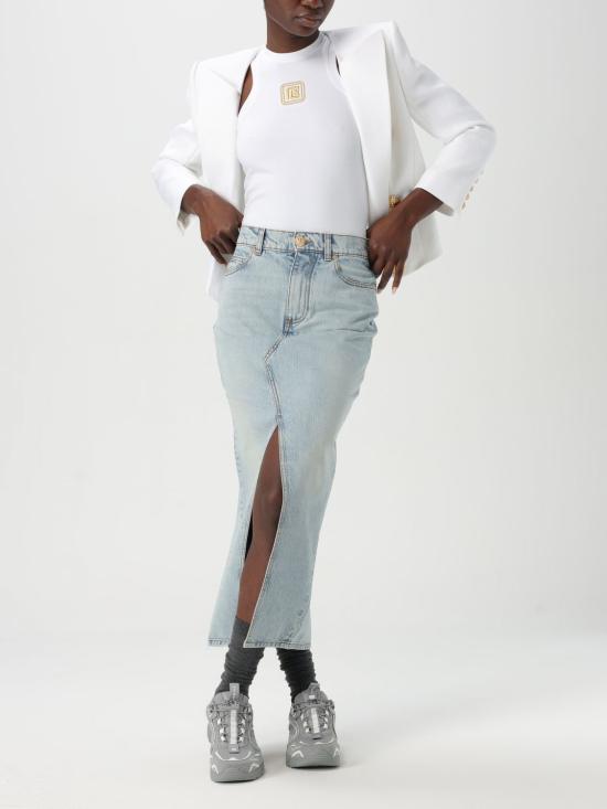 25FW 발망 자켓 EF1SC225VF21 0FB White - BALMAIN