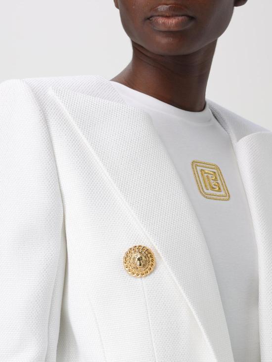 25FW 발망 자켓 EF1SC225VF21 0FB White - BALMAIN