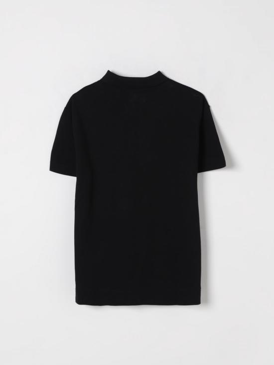 25FW [키즈] 버버리 폴로 셔츠 8105066 A1189 Black - BURBERRY