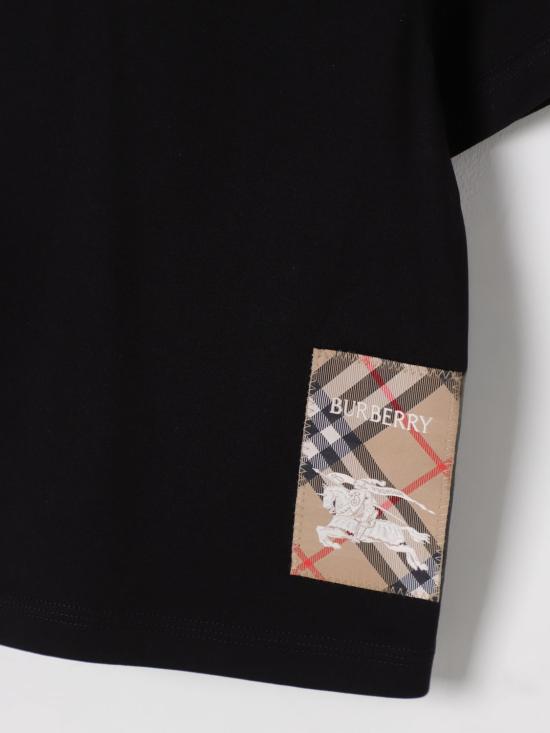 25FW [키즈] 버버리 티셔츠 8096554 A1189 Black - BURBERRY