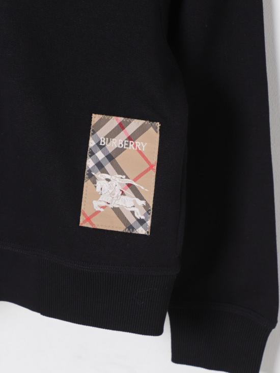 25FW [키즈] 버버리 풀오버 8100199 A1189 Black - BURBERRY