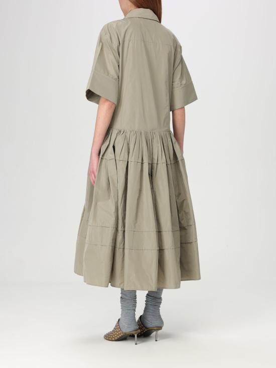 25SS 질샌더 롱 원피스 J02CT0493J70005 317 Green - JIL SANDER