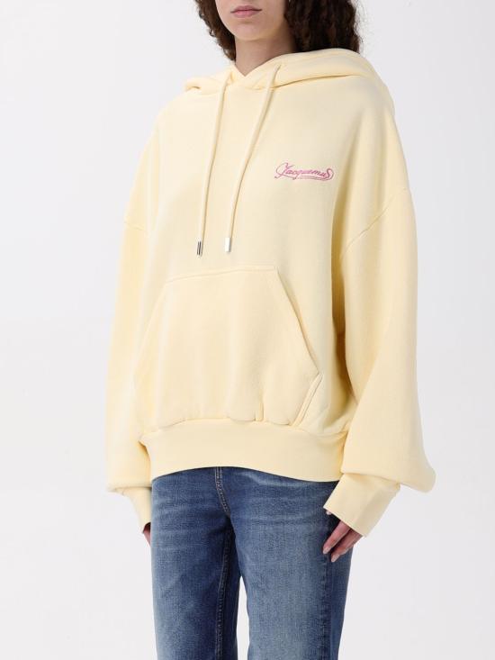 25SS 자크뮈스 스웨터 251JS2172465 1IW Yellow - JACQUEMUS