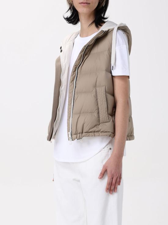25SS 브루넬로 쿠치넬리 베스트 MR4052645 C2964 Beige - BRUNELLO CUCINELLI