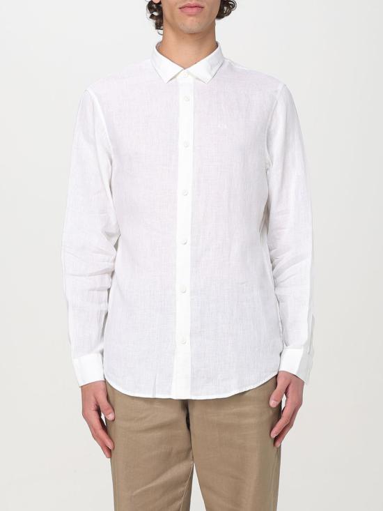 25FW 알마니 긴팔 셔츠 XM001221AF14619 U0001 White