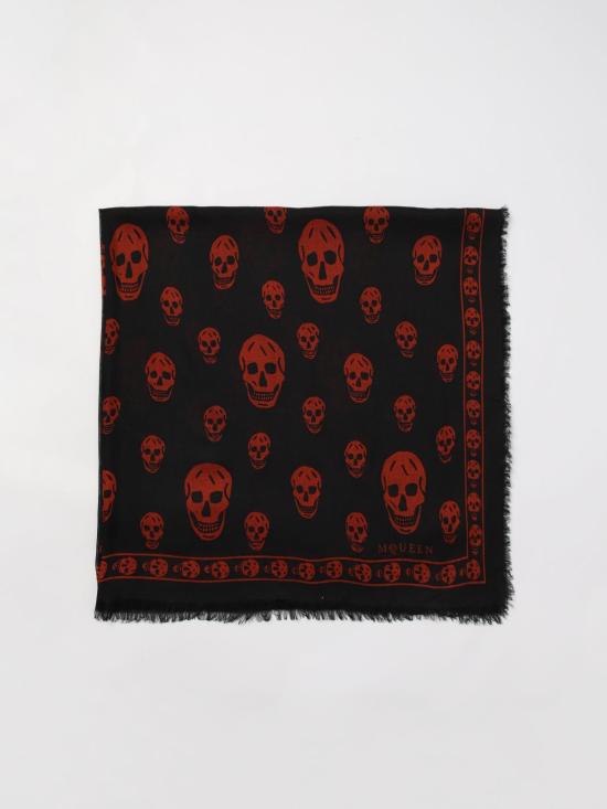 25SS 알렉산더 맥퀸 머플러/스카프 8078894943Q 1076 Black