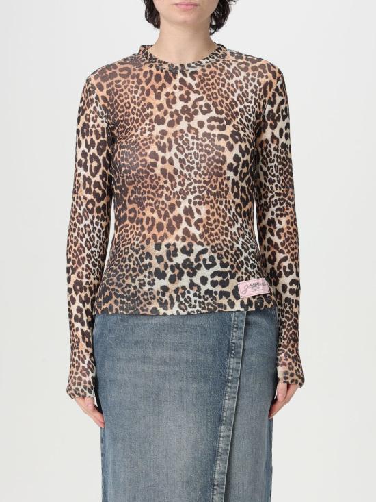 26SS 가니 메쉬 롱 슬리브 T4208 943 Multicolor