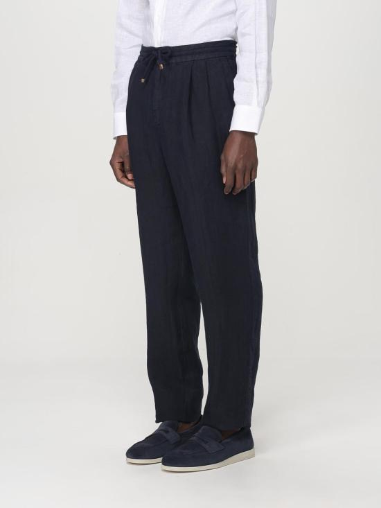 25SS 브루넬로 쿠치넬리 팬츠 M243DE1710 C2517 Blue - BRUNELLO CUCINELLI