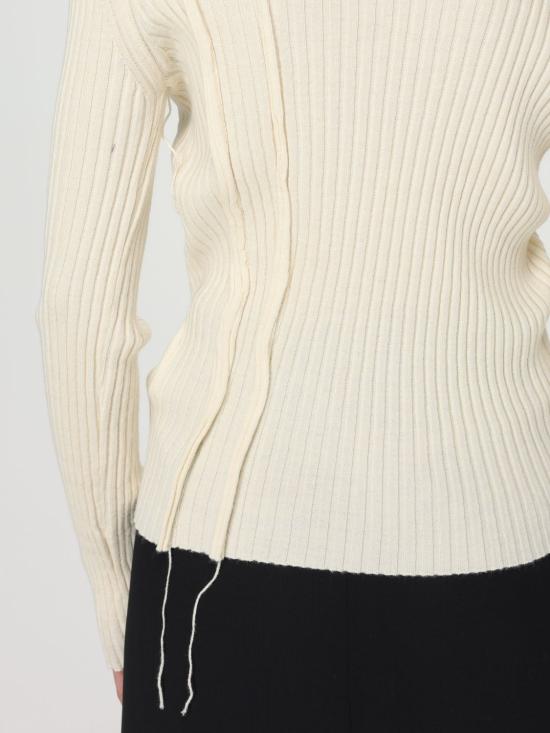 25SS MM6 메종마르지엘라 스웨터 S52HA0294M13087 101 White - MM6 MAISON MARGIELA