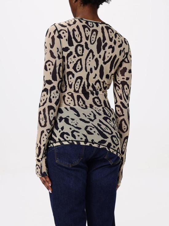 25FW 스포트막스 긴팔 티셔츠 2512941011600 003 Camel - SPORTMAX