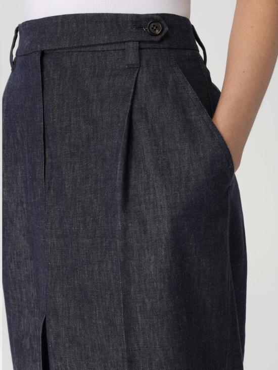 25SS 브루넬로 쿠치넬리 스커트 MA782G3818 C001 Blue - BRUNELLO CUCINELLI