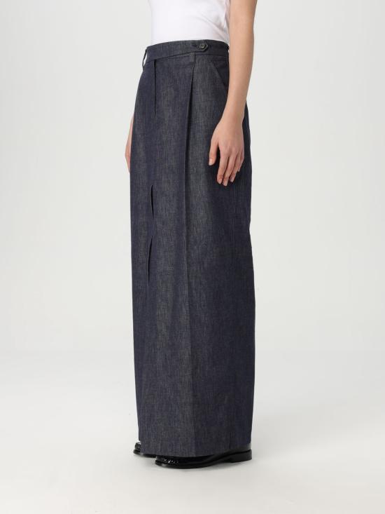 25SS 브루넬로 쿠치넬리 스커트 MA782G3818 C001 Blue - BRUNELLO CUCINELLI