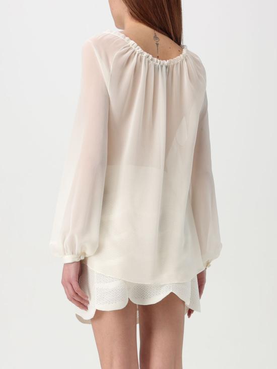 25SS 톰포드 긴팔 티셔츠 TS2091FAX852 AW020 White - TOMFORD