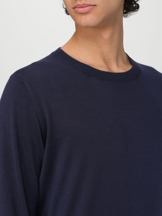 25SS 브루넬로 쿠치넬리 스웨터 M2900100 CW425 Blue - BRUNELLO CUCINELLI