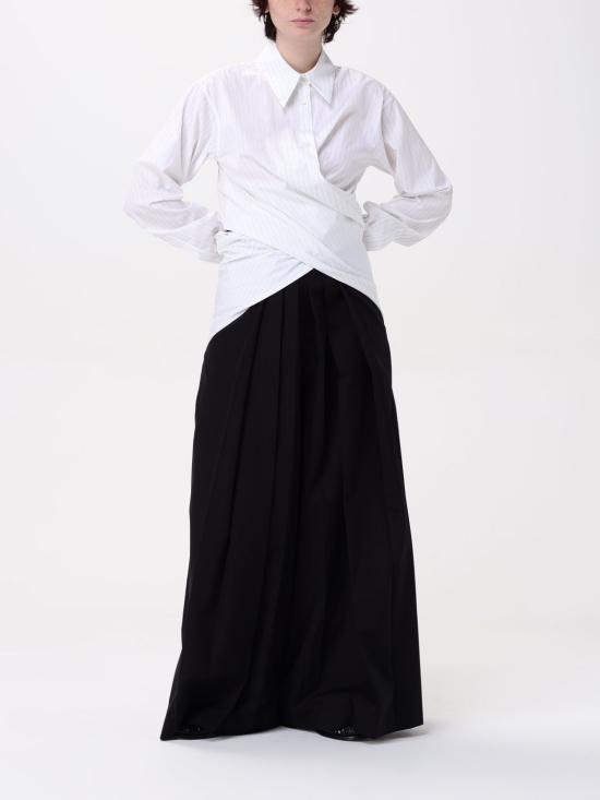 25FW 파비아나 필리피 셔츠 CAD265F346D825 VR2 White - FABIANA FILIPPI