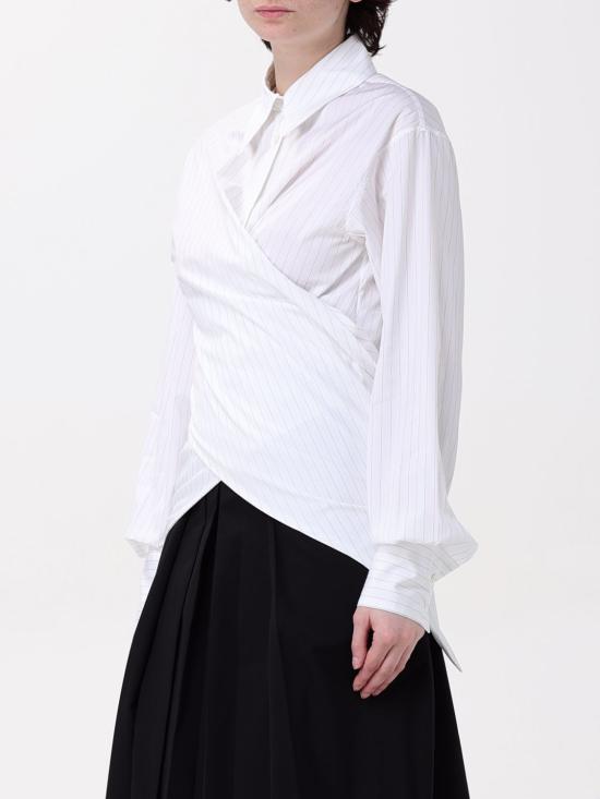 25FW 파비아나 필리피 셔츠 CAD265F346D825 VR2 White - FABIANA FILIPPI