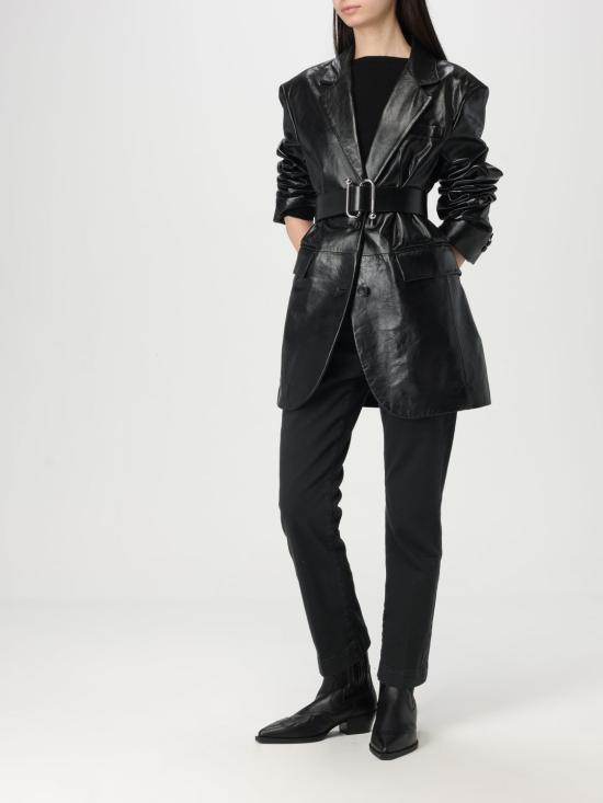 25FW 스포트막스 데님 팬츠 2512131035600 004 Black - SPORTMAX