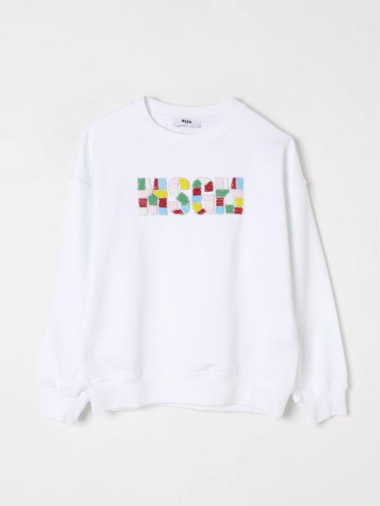 25FW [키즈] 엠에스지엠 풀오버 S5MSJGSW259 001 White