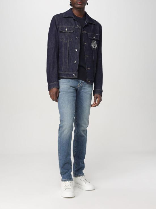 25FW 돌체앤가바나 스웨터 GXX02ZJBSK3 B1622 Blue - DOLCE & GABBANA