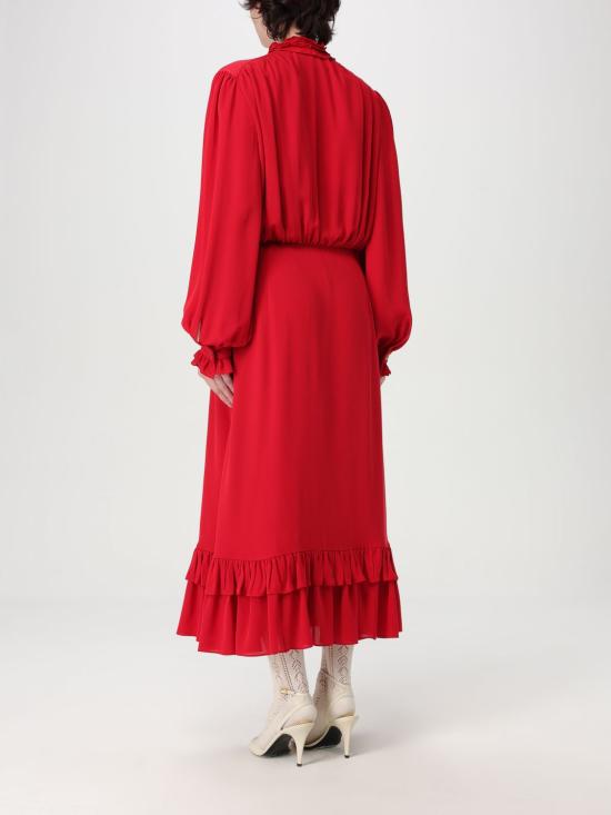 25SS 발렌티노 가라바니 롱 원피스 6B3VAF011MH R9M Red - VALENTINO GARAVANI