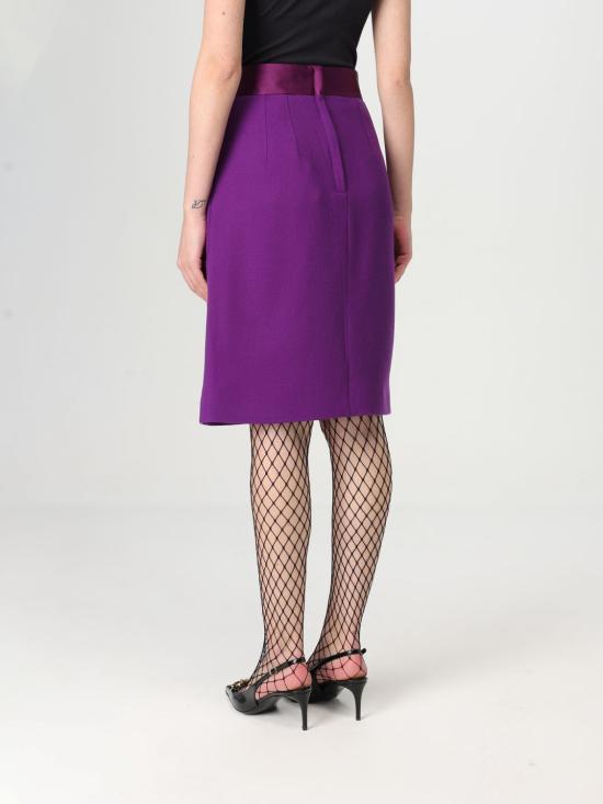 25SS 돌체앤가바나 미디 스커트 F4C1ETFU2TZ F0373 Violet - DOLCE & GABBANA