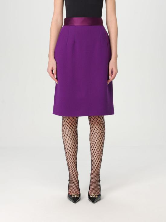 25SS 돌체앤가바나 미디 스커트 F4C1ETFU2TZ F0373 Violet