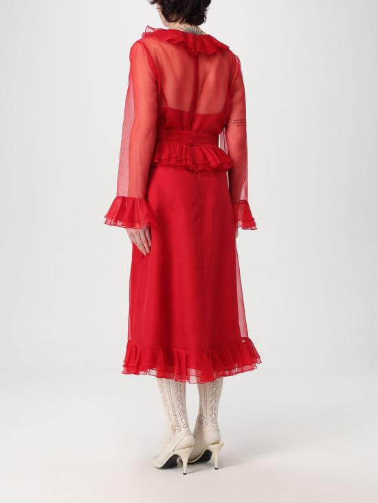 25SS 발렌티노 가라바니 롱 원피스 6B3VAES71C8 R9M Red - VALENTINO GARAVANI