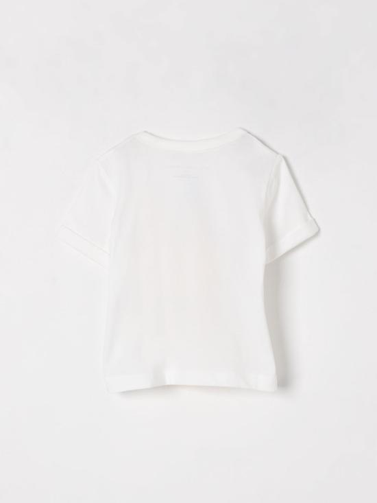 25FW [키즈] 스텔라 맥카트니 티셔츠 TW8B51Z0434 101 Ivory - STELLA MCCARTNEY