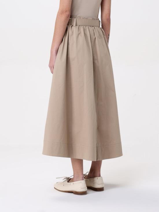 25SS 브루넬로 쿠치넬리 스커트 ML138G3753 C2910 Beige - BRUNELLO CUCINELLI