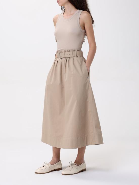 25SS 브루넬로 쿠치넬리 스커트 ML138G3753 C2910 Beige - BRUNELLO CUCINELLI