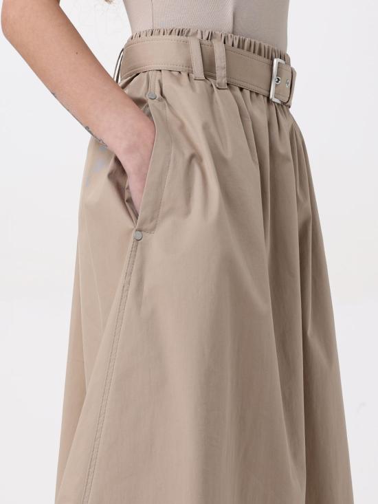 25SS 브루넬로 쿠치넬리 스커트 ML138G3753 C2910 Beige - BRUNELLO CUCINELLI