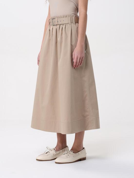 25SS 브루넬로 쿠치넬리 스커트 ML138G3753 C2910 Beige - BRUNELLO CUCINELLI
