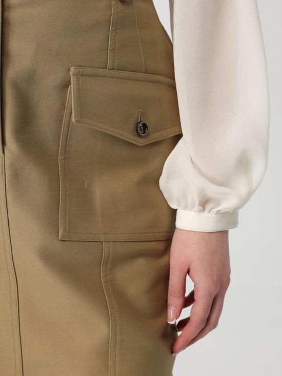 25FW 톰포드 스커트 GC5768FAX1402 FG510 Green - TOMFORD