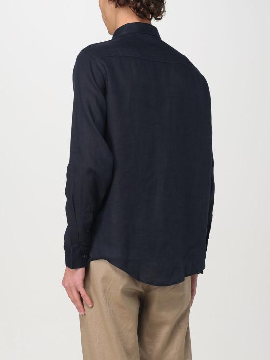 25FW 알마니 긴팔 셔츠 XM001221AF14619 UB101 Blue - ARMANI