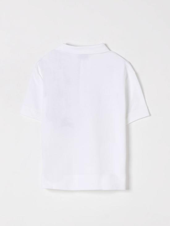 25FW [키즈] 버버리 폴로 셔츠 8105073 White - BURBERRY