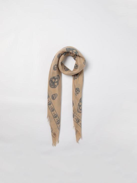 25SS 알렉산더 맥퀸 머플러/스카프 8078894943Q 9663 Beige - ALEXANDER MCQUEEN