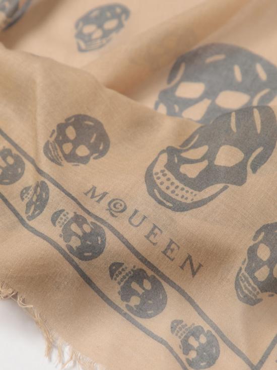 25SS 알렉산더 맥퀸 머플러/스카프 8078894943Q 9663 Beige - ALEXANDER MCQUEEN