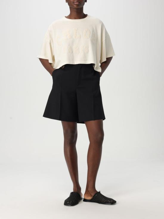 25FW 끌로에 반팔 티셔츠 CH25SJH14183 103 White - CHLOE