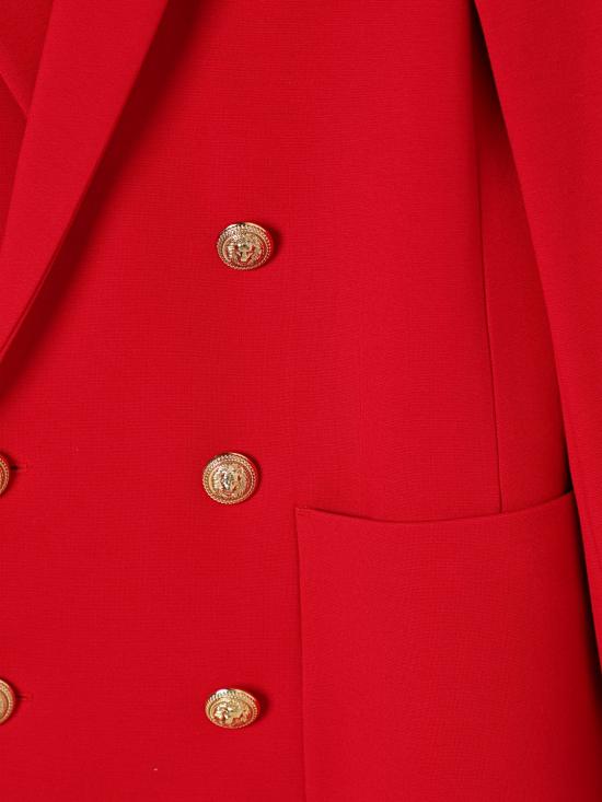 25SS [키즈] 발망 캐주얼 자켓 BW2P24J0371 414OR Red - BALMAIN