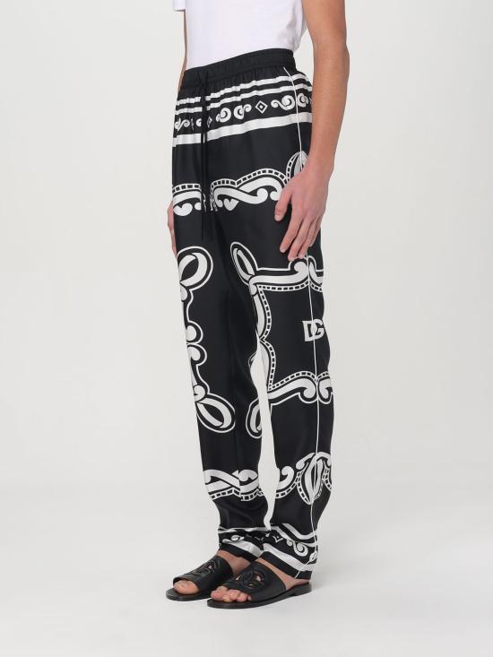 25FW 돌체앤가바나 트레이닝/조거 팬츠 GVCRATHI1WF HN9RA White - DOLCE & GABBANA