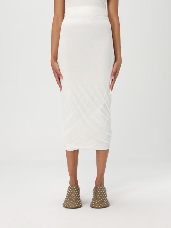 25FW 질샌더 스커트 J02MA0274J20249 100 White