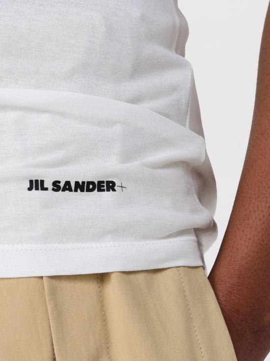 25SS 질샌더 반팔 티셔츠 J40GC0146J45031 100 White - JIL SANDER