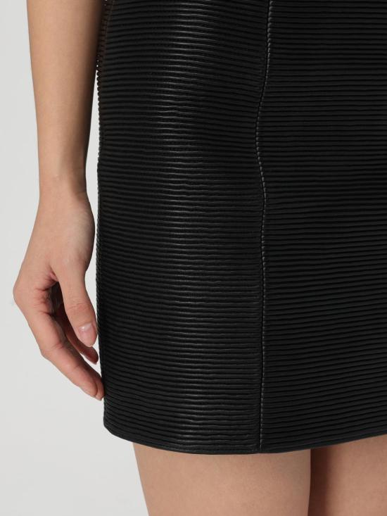 25FW 발망 숏 스커트 EF1LA495LC62 0PA Black - BALMAIN