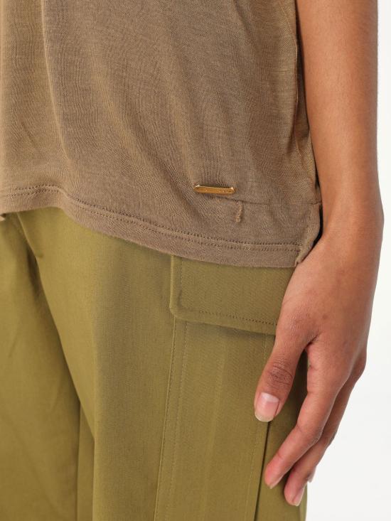 25SS 톰포드 반팔 티셔츠 TSJ567JEX139 JB172 Brown - TOMFORD