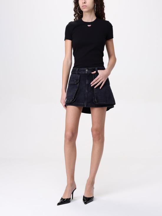 25FW 디젤 숏 스커트 A15784007Z9 02 Grey - DIESEL