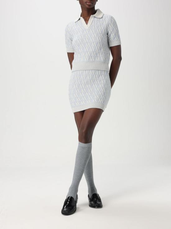 25SS 펜디 스커트 FZQ764ATPL F1R0P Blue - FENDI