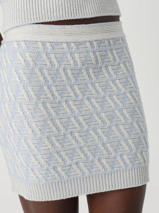 25SS 펜디 스커트 FZQ764ATPL F1R0P Blue - FENDI